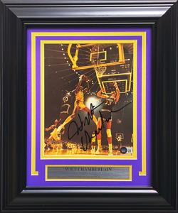 Wilt Chamberlain Autographed Signed Framed 8x10 Photo Lakers Beckett #AC85118 Discount Fashionable
