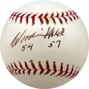 Woodie Held 54 57 Autographed Baseball (JSA) Buy