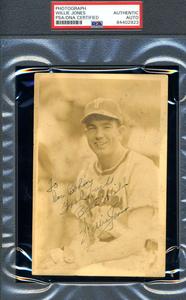 Willie Puddin Head Jones PSA DNA Coa Signed Burke Brace 5x7 Photo Autograph Largest Supplier