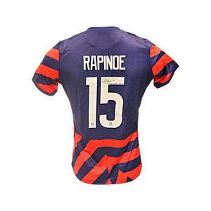 Megan Rapinoe Autographed & Inscr. "2012 Olympic Gold" Blue Jersey Size L Get Authentic Cheap Pice