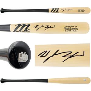 WYATT LANGFORD AUTOGRAPHED MARUCCI GAME MODEL BAT RANGERS FANATICS 232811 Cheap Sale From China