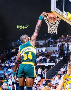 XAVIER MCDANIEL AUTOGRAPHED 16X20 PHOTO SEATTLE SUPERSONICS MCS HOLO 202460 New Styles Cheap Pice
