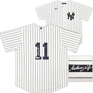 YANKEES ANTHONY VOLPE AUTOGRAPHED WHITE NIKE JERSEY SIZE L FANATICS HOLO 218756 Discount Manchester