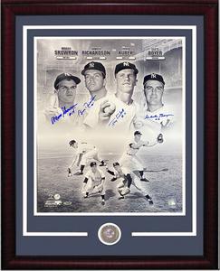 Yankees 16x20 Signed photo framed 1961 WS Skowron Richardson Kubek Boyer MLB COA Outlet Pices