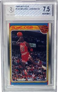 Michael Jordan 1988-89 Fleer All Star Card #120-Beckett/BGS Graded 7.5 Near Mint Discount In China