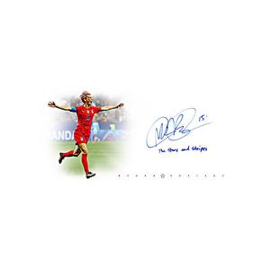 Megan Rapinoe USWNT Autographed & Insc "The Stars and The Stripes" Big Sig 10x20 Photo (CX Auth) With Credit Card Free Shipping