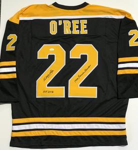 Willie O'Ree "HOF 2018 Barrier Breaker 58" Autographed Boston Bruins Jersey (JSA From China Free Shipping Low Pice