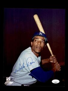 Willie Davis JSA Cert Signed  8x10 Photo Autograph Los Angeles Dodgers Sale Browse