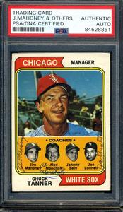 White Sox PSA DNA Coa Signed By 4 1974 Topps Autograph For Sale Cheap Online