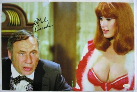 Mel Brooks Signed Blazing Saddles 12x18 Autograph Photo Auto JSA Authentic COA Low Pice Fee Shipping For Sale