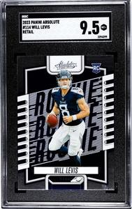 Will Levis 2023 Panini Absolute Retail Rookie Card (RC) #114-SGC Graded 9.5 Mint Free Shipping Marketable