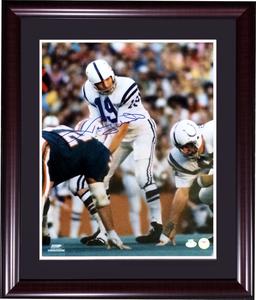Johnny Unitas Colts signed 16x20 photo framed mint auto HOF TRIUMPH holo COA Hot Sale Cheap Pice