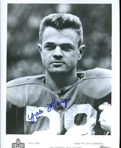 Yale Lary Signed Jsa Cert Sticker 8x10 Photo Authenticated Autograph Free Shipping Classic