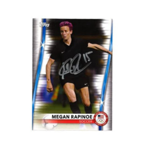Megan Rapinoe USWNT Autographed Topps 2021 US Olympic Team Trading Card #33 (CX Auth) Cheap 100% Original