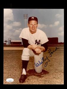Whitey Ford JSA Coa Signed  8x10 Photo Autographed Yankees Outlet Classic