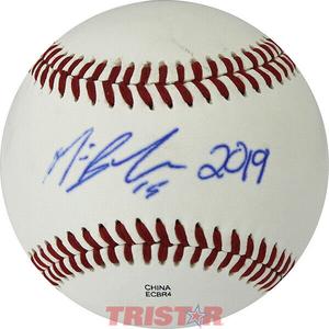 MICHAEL BUSCH SIGNED AUTOGRAPHED SL BASEBALL INSCRIBED 2019 TRISTAR LA DODGERS Outlet Good Selling