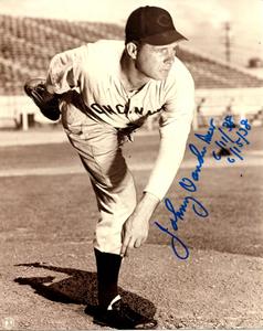 Johnny Vander Meer Autographed 8x10 Photo Authentic Online