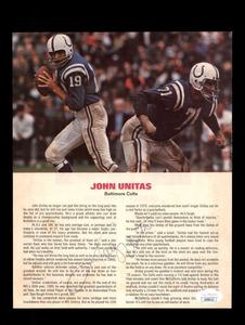 Johnny Unitas JSA Autograph 3 8x10 Signed Vintage Photo Colts 1960`s Cheapest Pice