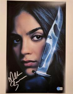Melissa Barrera signed Scream 12x18 photo #2 autograph  Beckett BAS Discount Original