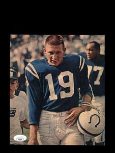Johnny Unitas JSA Autograph 7x9 Signed Vintage Photo Colts 1960`s Cheap Cost