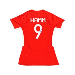 Mia Hamm USWNT Autographed Signed Red Nike Dri Fit XS USA Jersey (CX Auth) Best Sale Online