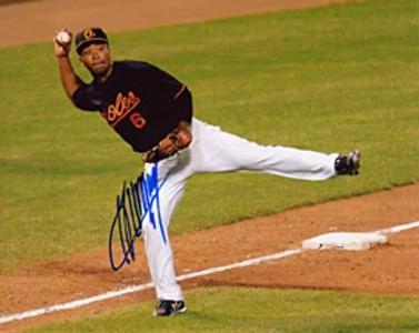 Melvin Mora Autographed / Signed Baltimore Orioles Baseball 8x10 Photo Sale Hot Sale