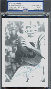 Johnny Unitas PSA DNA Autograph Photo Signed Best Place To Buy Online