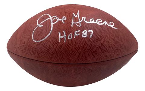Mean Joe Greene Steelers Signed Wilson Super Bowl X Duke Football HOF 87 BAS Choice Online