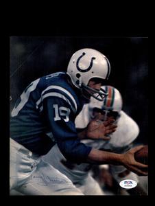 Johnny Unitas PSA DNA Vintage Signed Coa 8x10 Autograph Photo Colts Cheap Store