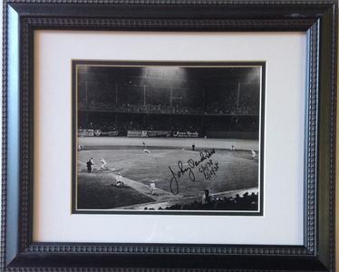 Johnny Vander Meer signed 8x10 photo framed auto ins no hitter dates CBM COA Free Shipping Good Selling