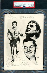 Johnny Weissmuller PSA DNA Coa Signed 5x7 Photo Autograph Cheap Sale Websites
