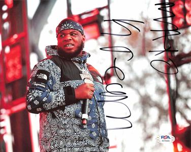 Maxo Kream signed 8x10 photo PSA/DNA Autographed Rapper Punken Cheap Sale Get Authentic