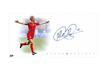 Megan Rapinoe Team USA Autographed Big Sig 10x20 Photo Outlet Pay With Paypal