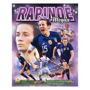 Megan Rapinoe Autographed & Inscr. Composite with "2015, 2019 World Cup Champions 2012 Olympic Gold" Silver 16x20 Footlocker For Sale