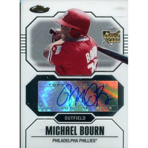 Michael Bourn Autographed 2007 Topps Finest Card Release Dates