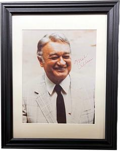 Mel Allen signed 8x10 Photo Custom Framed/NY Yankees HOF Announcer light sig-COA New Styles Cheap Pice
