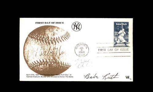 Mel Allen JSA Signed FDC 1983 First Day Cover Cache Babe Ruth Autograph Buy Online Cheap Pice