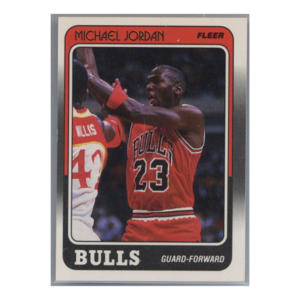 Michael Jordan Chicago Bulls 1988-89 Fleer Basketball #17 With Paypal Low Pice