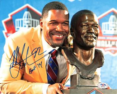 Michael Strahan signed 8x10 photo PSA/DNA New York Giants Autographed Discounts Sale Online