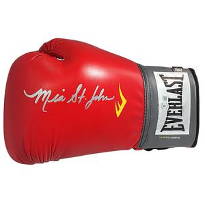 Mia St. John Autographed Everlast Red Boxing Glove Beckett Certified Authentication Cheap Sale 2025 Unisex