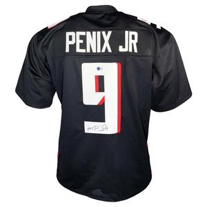 Michael Penix Jr. Signed Atlanta Black Football Jersey (Beckett) Outlet Exclusive