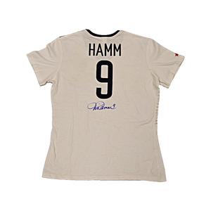 Mia Hamm USWNT Autographed Signed White USA Jersey Style Sz XL Cotton Shirt (CX Auth) Cheap Pice Low Shipping Fee