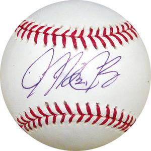 Michael Bourn Autographed Baseball Quality Free Shipping