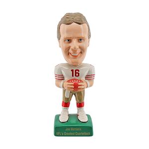 Joe Montana San Francisco 49ers Away Jersey SAM Bobblehead #2442/1500 Brand New Unisex Cheap Online