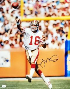 JOE MONTANA AUTOGRAPHED SIGNED 16X20 PHOTO SAN FRANCISCO 49ERS JSA STOCK #216968 2025 Unisex For Sale