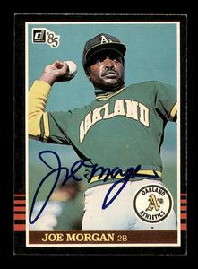 Joe Morgan Autographed Signed 1985 Donruss Card #584 Oakland A's 184355 Outlet Original