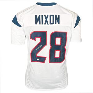 Joe Mixon Signed Houston White Football Jersey (JSA) Fashion Style Cheap Online