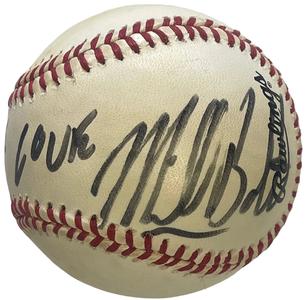 Michael Bolton Musician & Songwriter Signed Official National League Baseball For Nice For Sale