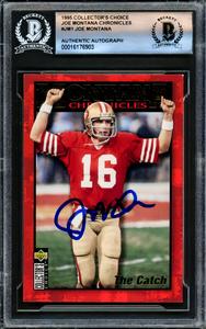 Joe Montana Autographed 1995 US Collectors Choice Card 49ers Beckett 16176903 Outlet For You