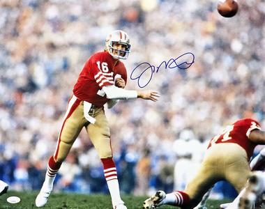 JOE MONTANA AUTOGRAPHED SIGNED 16X20 PHOTO SAN FRANCISCO 49ERS JSA STOCK #216963 High Quality
